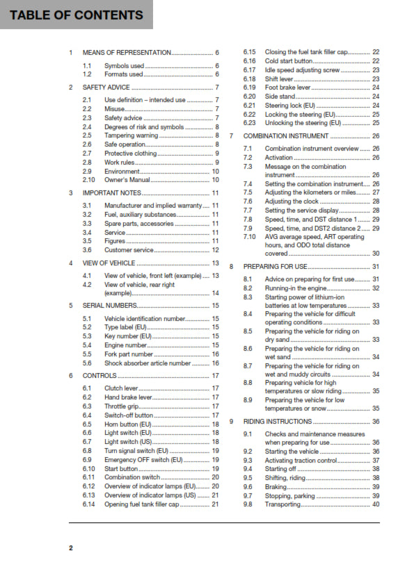 Official Husqvarna 2020 FE 350 Owners Manual (Digital & Physical Copy)