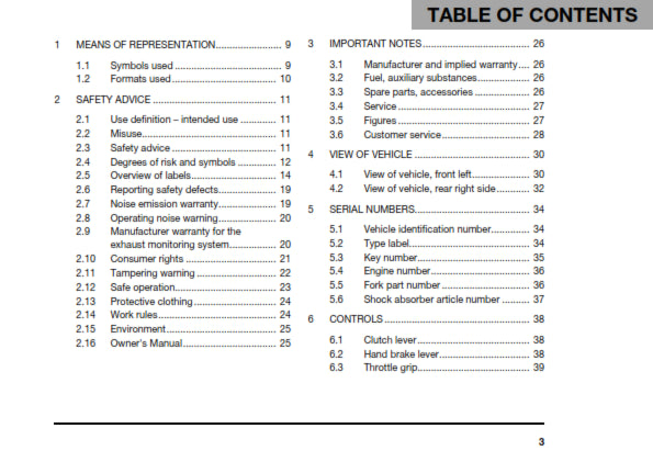 Official Husqarna 2020 Vitpilen 701 US Owners Manual (Digital & Physical Copy)