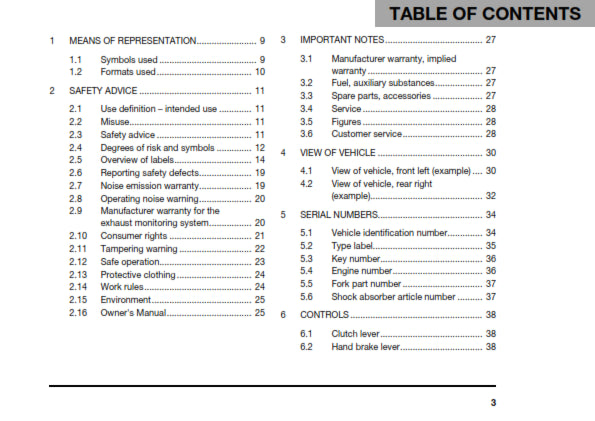 Official Husqvarna 2021 701 Supermoto US Owners Manual (Digital & Physical Copy)