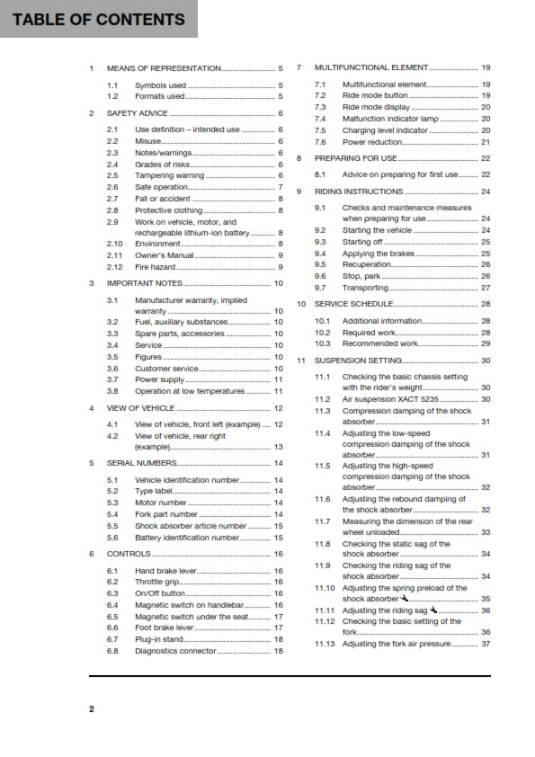 Official Husqvarna 2021 EE 5 Owners Manual (Digital & Physical Copy)