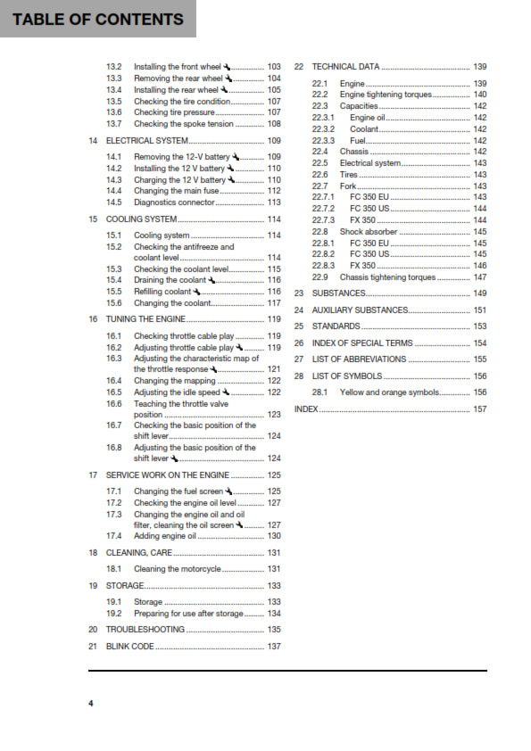 Official Husqvarna 2021 FC 350 & FX 350 Owners Manual (Digital & Physical Copy)