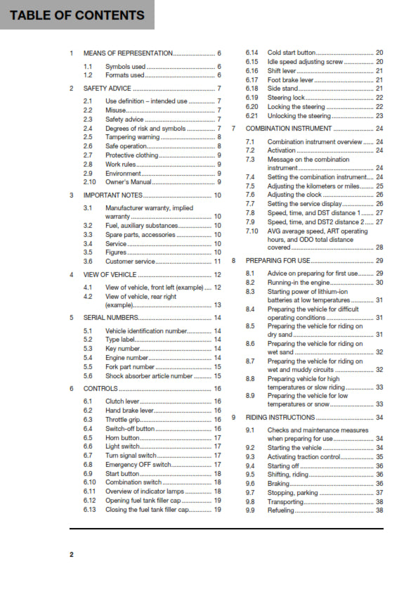 Official Husqvarna 2021 FE 250 Owners Manual (Digital & Physical Copy)