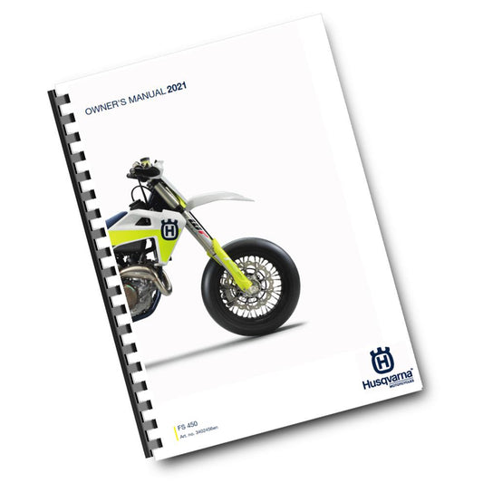 Official Husqvarna 2021 FS 450 Owners Manual (Digital & Physical Copy)