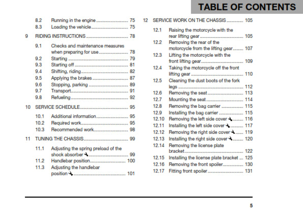 Official Husqvarna 2021 Svartpilen 125 Owners Manual (Digital & Physical Copy)