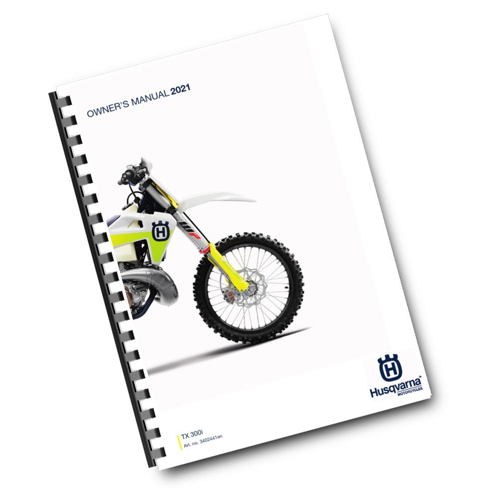 Official Husqvarna 2021 TX 300i Owners Manual (Digital & Physical Copy)