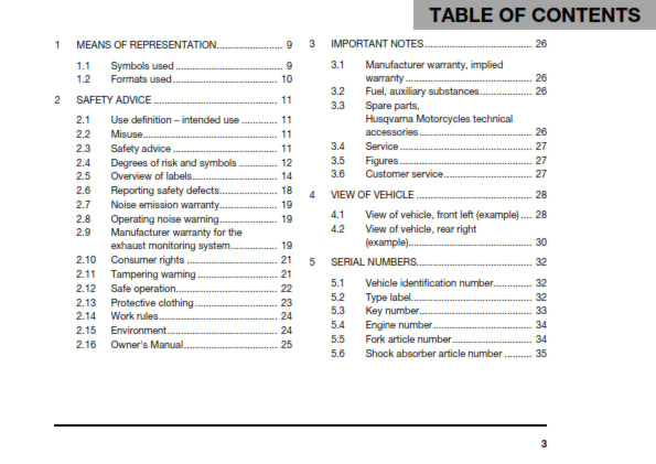 Official Husqvarna 2021 Vitpilen 401 US Owners Manual (Digital & Physical Copy)