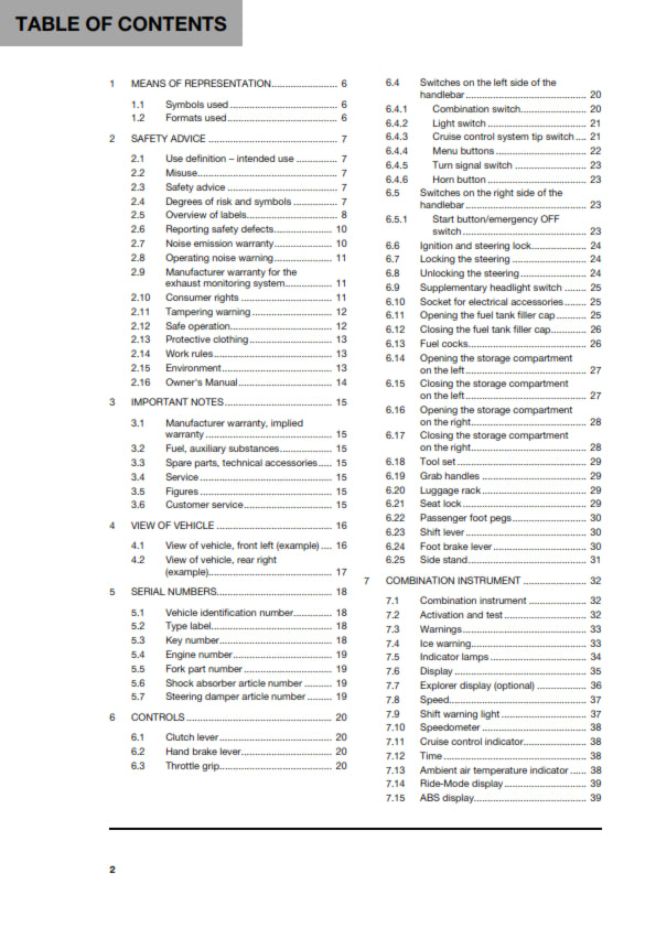 Official Husqvarna 2022 Norden 901 US Owners Manual (Digital & Physical Copy)