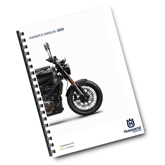 Official Husqvarna 2022 Svartpilen 401 US Owners Manual (Digital & Physical Copy)