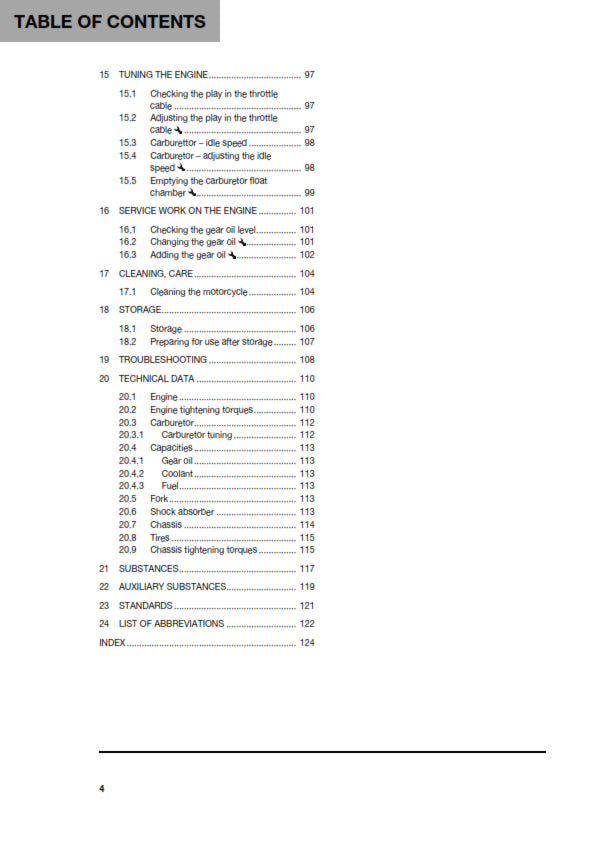Official Husqvarna 2022 TC 65 Owners Manual (Digital & Physical Copy)