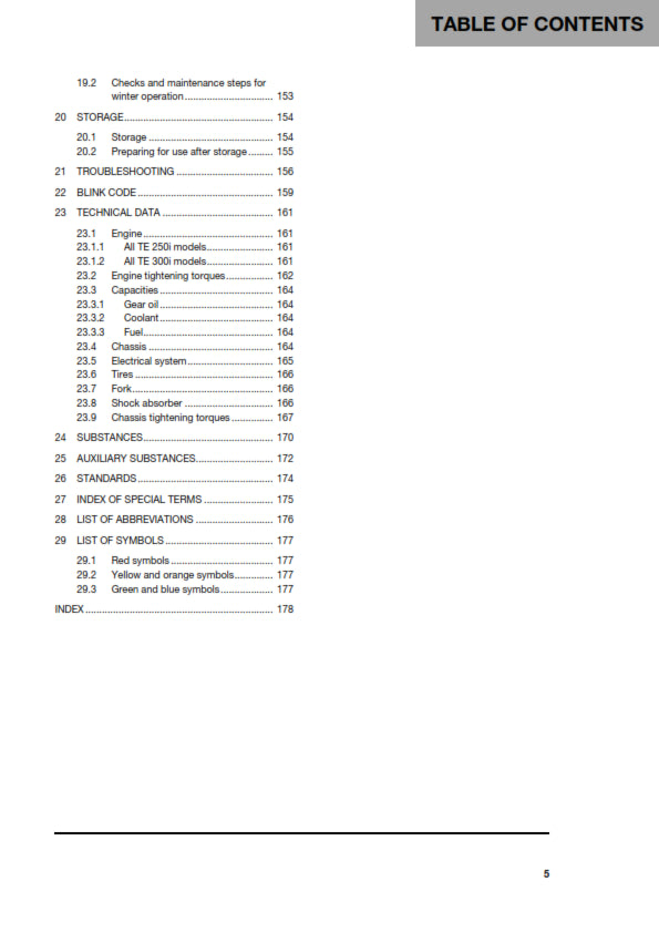 Official Husqvarna 2022 TE 250i, TE 300i & Rockstar Edition Owners Manual (Digital & Physical Copy)