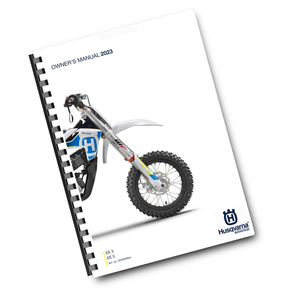 Official Husqvarna 2023 EE 3 & EE 5 Owners Manual (Digital & Physical Copy)
