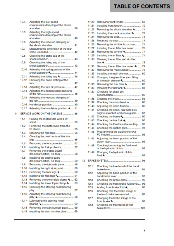 Official Husqvarna 2023 FX 450 & FC 450, Heritage & Rockstar Edition Owners Manual (Digital & Physical Copy)
