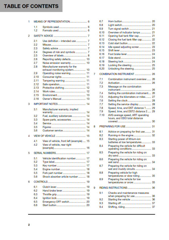 Official Husqvarna 2023 FE 350s Owners Manual (Digital & Physical Copy)