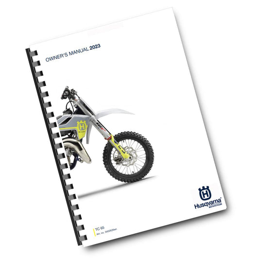 Official Husqvarna 2023 TC 65 Owners Manual (Digital & Physical Copy)