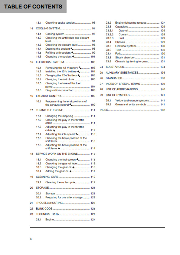 Official Husqvarna 2023 TC 125 & TC 125 Heritage Owners Manual (Digital & Physical Copy)