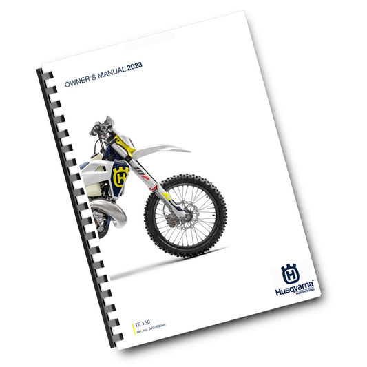 Official Husqvarna 2023 TE 150 Owners Manual (Digital & Physical Copy)