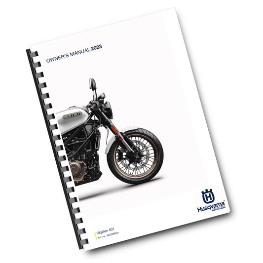 Official Husqvarna 2023 Vitpilen 401 US Owners Manual (Digital & Physical Copy)