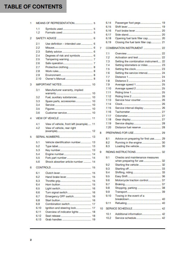 Official Husqvarna 2024 701 Supermoto Owners Manual (Digital & Physical Copy)