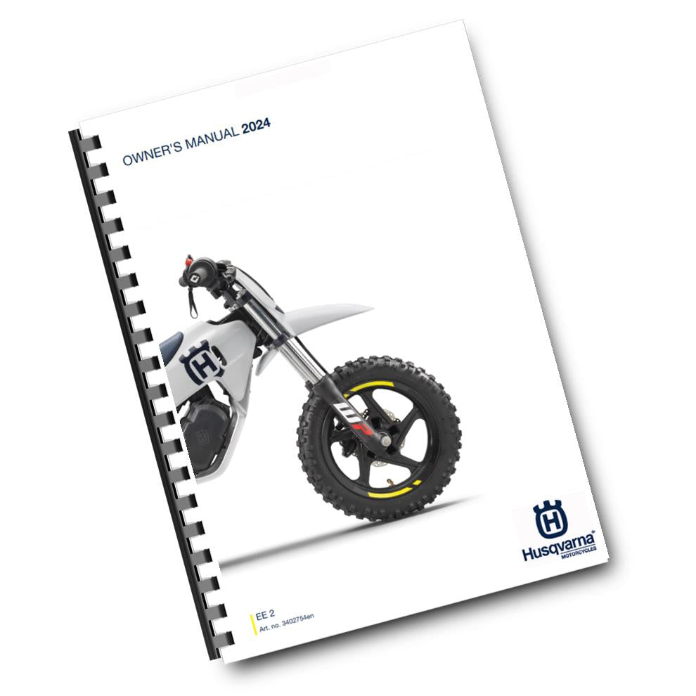 Official Husqvarna 2024 EE 2 Owners Manual (Digital & Physical Copy)