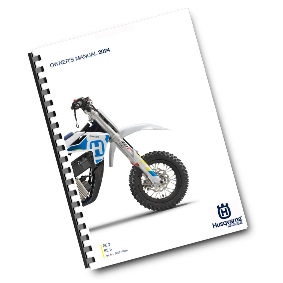 Official Husqvarna 2024 EE 3 & EE 5 Owners Manual (Digital & Physical Copy)