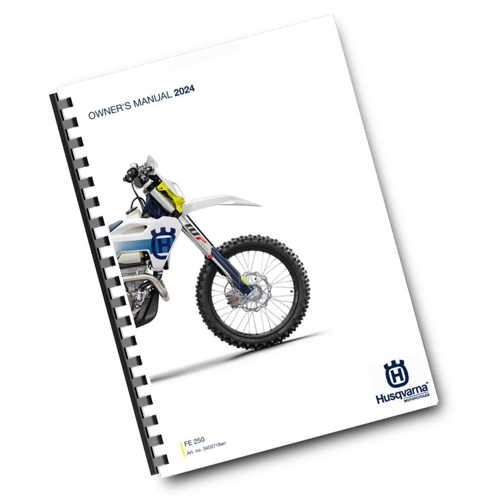 Official Husqvarna 2024 FE 250 Owners Manual (Digital & Physical Copy)