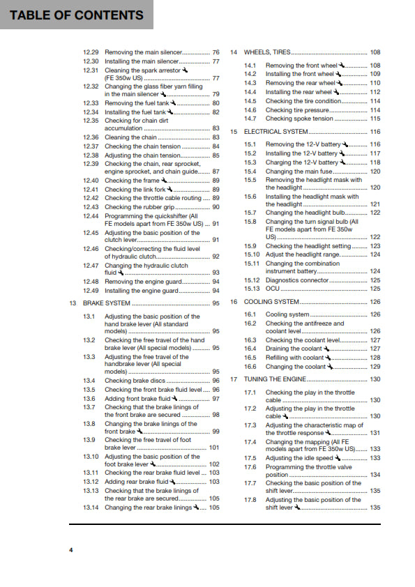 Official Husqvarna 2024 FE 350, 350w & FE 350 Pro Owners Manual (Digital & Physical Copy)