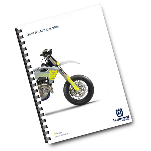 Official Husqvarna 2024 FS 450 Owners Manual (Digital & Physical Copy)