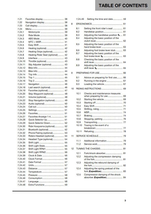 Official Husqvarna 2024 Norden 901 & Expedition Owners Manual (Digital & Physical Copy)