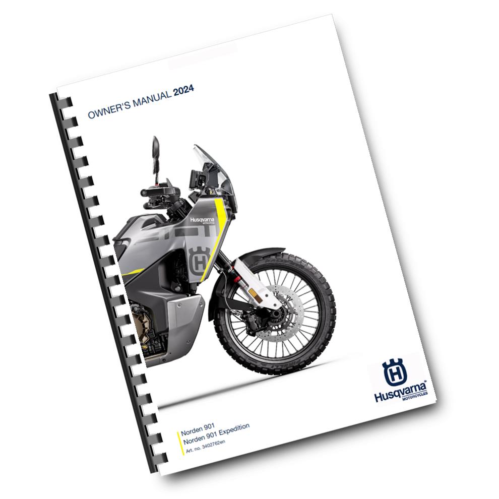 Official Husqvarna 2024 Norden 901 & Expedition US Owners Manual (Digital & Physical Copy)
