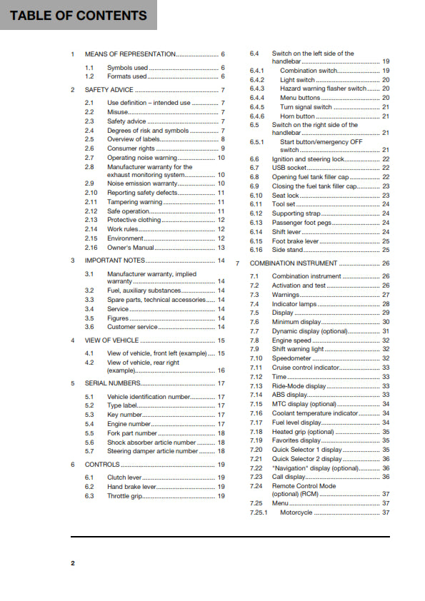 Official Husqvarna 2024 Svartpilen 801 US Owners Manual (Digital & Physical Copy)