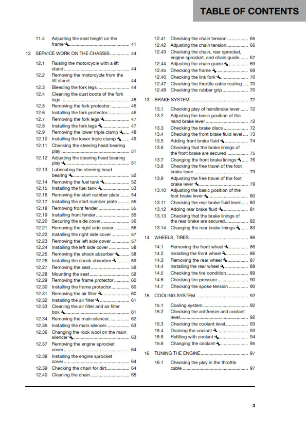 Official Husqvarna 2024 TC 50 Owners Manual (Digital & Physical Copy)