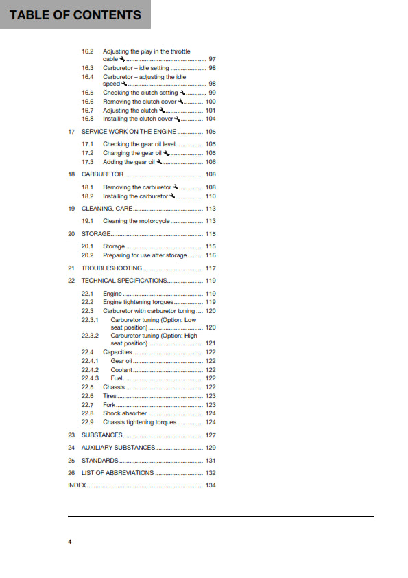 Official Husqvarna 2024 TC 50 Owners Manual (Digital & Physical Copy)