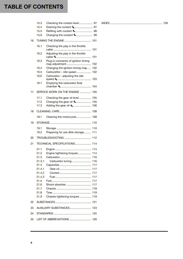 Official Husqvarna 2024 TC 65 Owners Manual (Digital & Physical Copy)