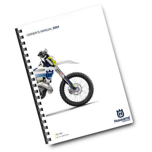 Official Husqvarna 2024 TE 150 Owners Manual (Digital & Physical Copy)