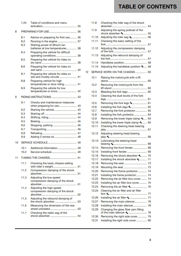 Official Husqvarna 2024 TE 250, 300 & 300 Pro Owners Manual (Digital & Physical Copy)
