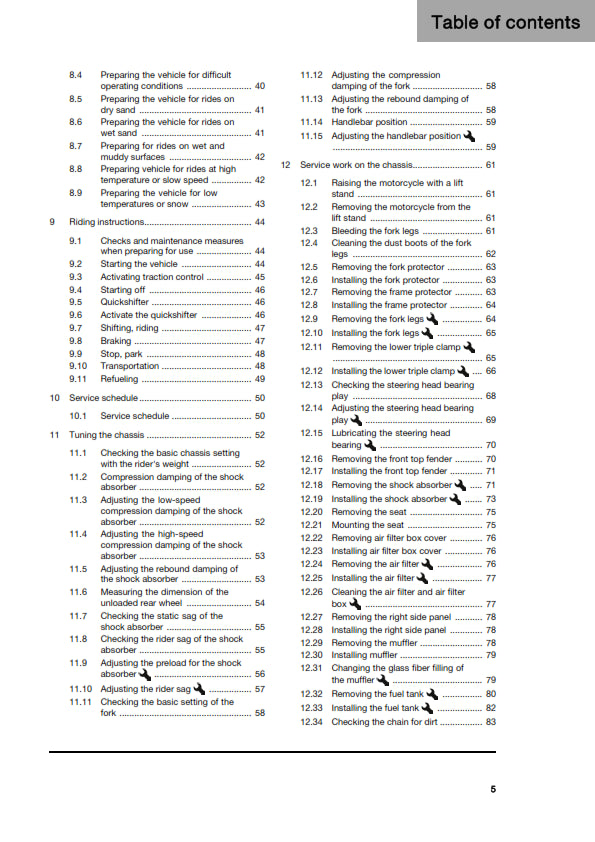 Official Husqvarna 2025 FE 250 & Heritage Owners Manual (Digital & Physical Copy)