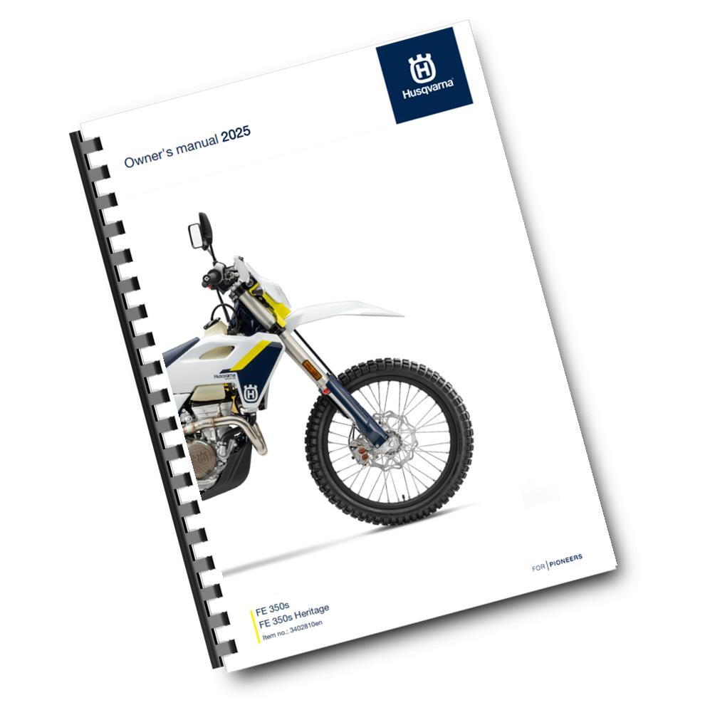 Official Husqvarna 2025 FE 350s & FE 350s Heritage Owners (Digital & Physical Copy)