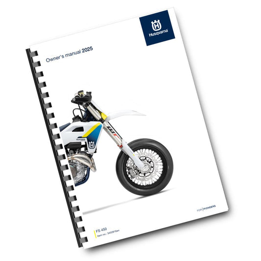 Official Husqvarna 2025 FS 450 Owners Manual (Digital & Physical Copy)