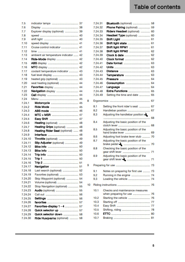 Official Husqvarna 2025 Norden 901 & Expedition US Owners Manual (Digital & Physical Copy)