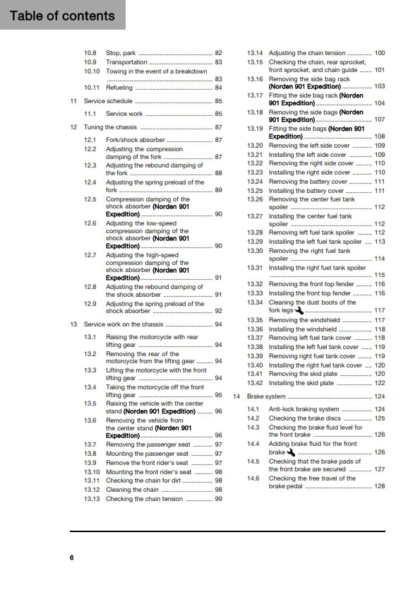 Official Husqvarna 2025 Norden 901 & Expedition US Owners Manual (Digital & Physical Copy)