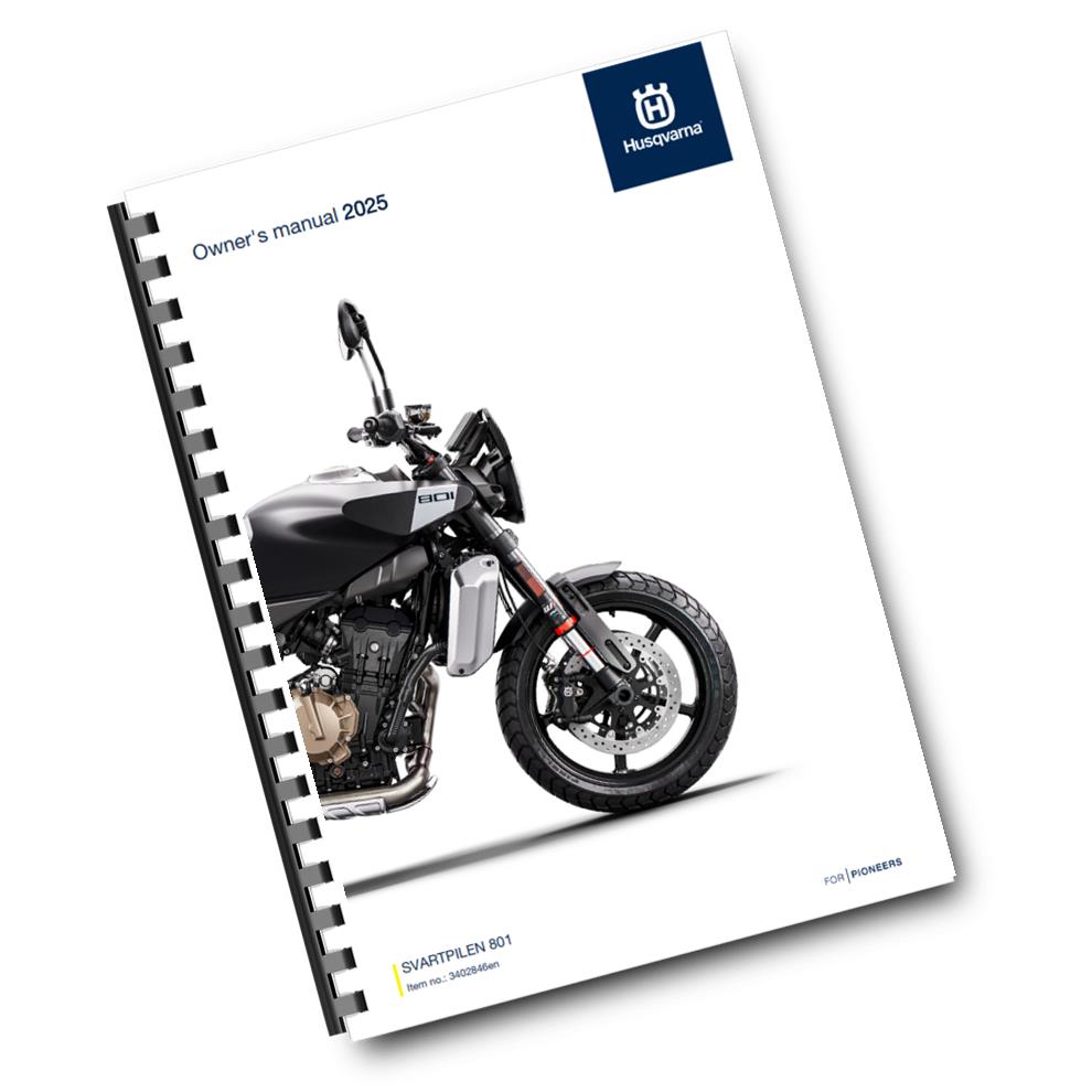 Official Husqvarna 2025 Svartpilen 801 & 801 L Owners Manual (Digital & Physical Copy)