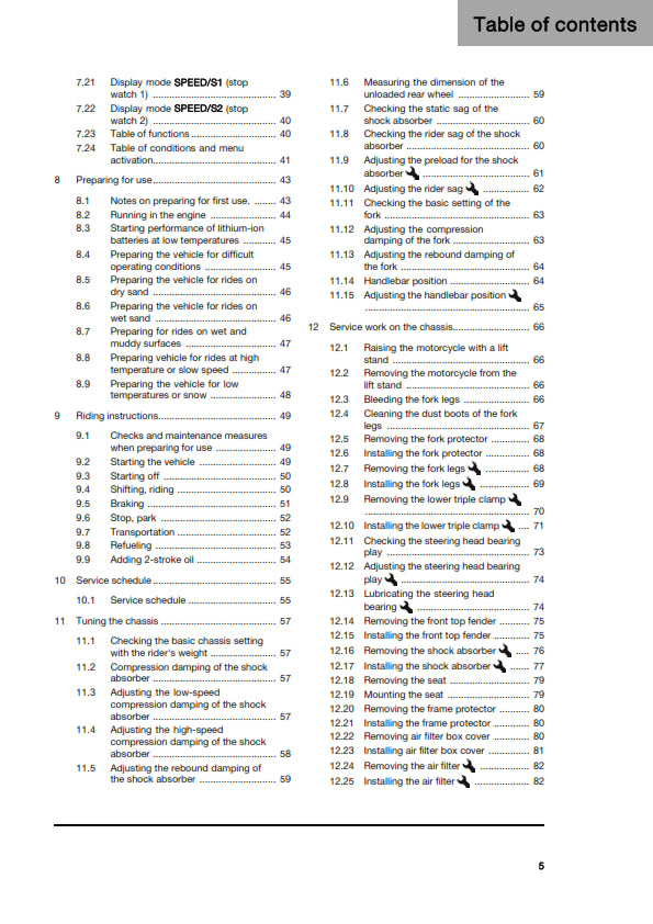 Official Husqvarna 2025 TE 250 & Heritage, TE 300, Heritage & Pro Owners Manual (Digital & Physical Copy)