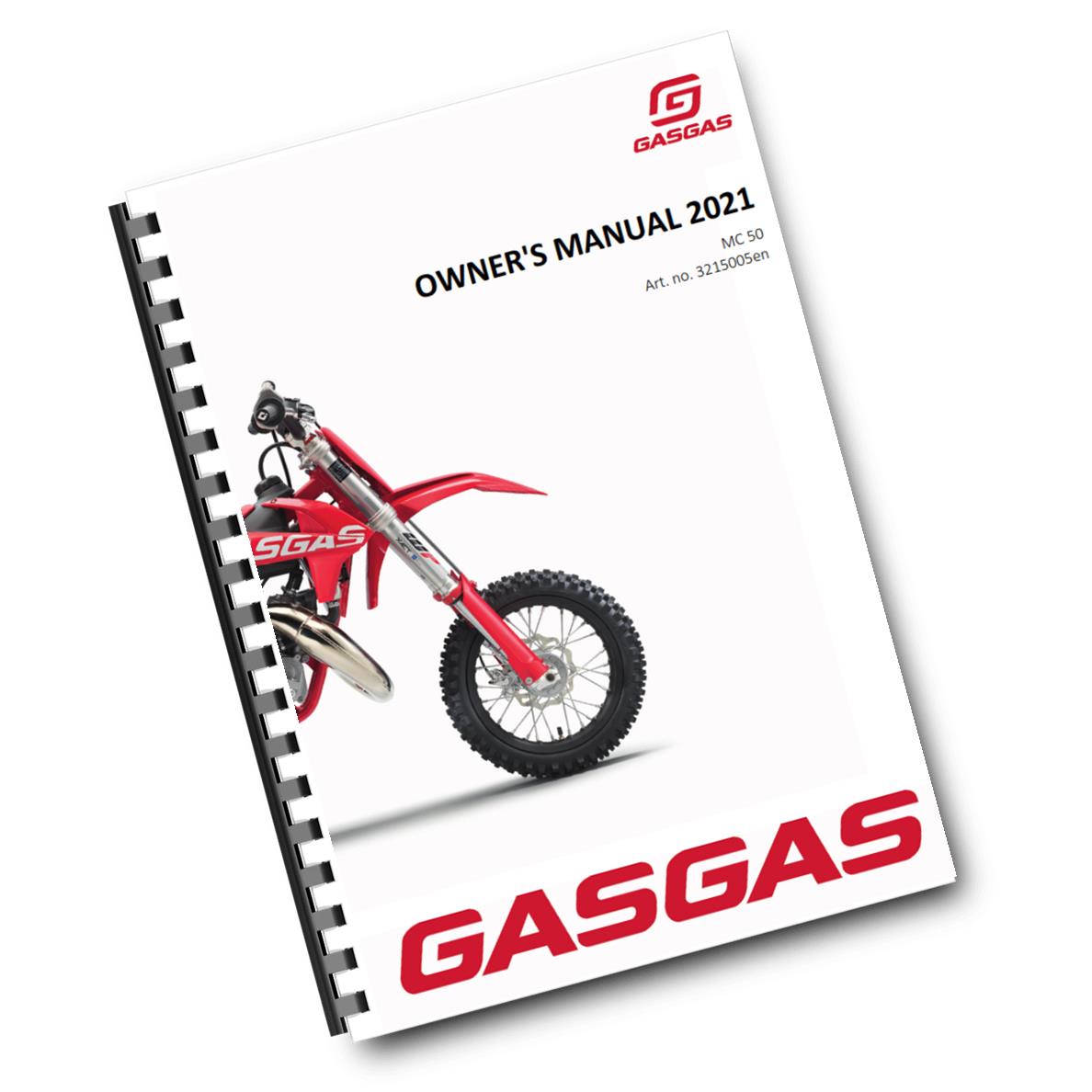 Official GasGas 2021 MC 50 Owners (Digital & Physical Copy)