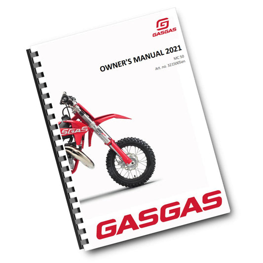 Official GasGas 2021 MC 50 Owners (Digital & Physical Copy)