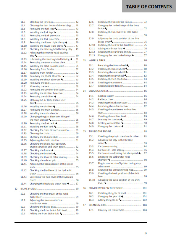 Official GasGas 2021 MC 85 19/16 Owners Manual (Digital & Physical Copy)