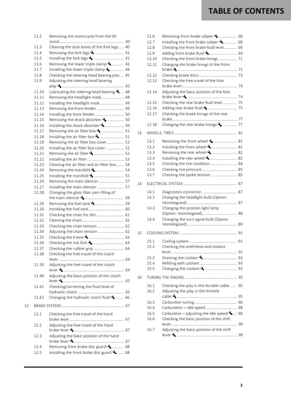 Official GasGas 2021 TXT Racing & GP 125, 250, 280, 300 Owners Manual (Digital & Physical Copy)