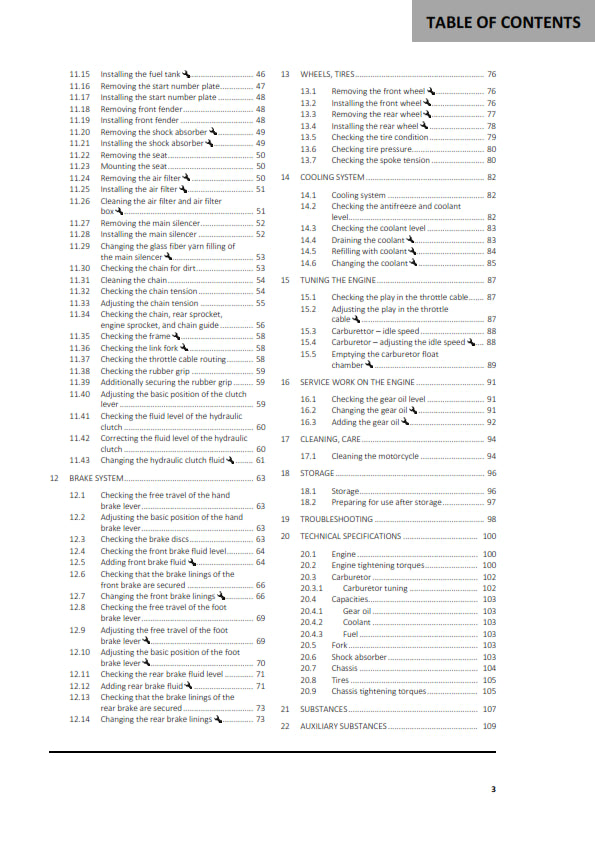 Official GASGAS 2022 MC 65 Owners Manual (Digital & Physical Copy)