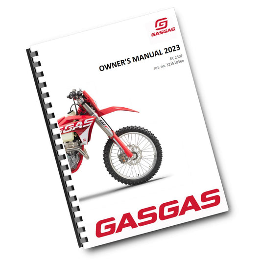 Official GASGAS 2023 EC 250F Owners Manual (Digital & Physical Copy)
