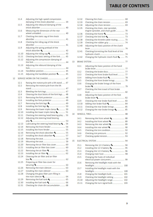 Official GASGAS 2023 EC 250F Owners Manual (Digital & Physical Copy)