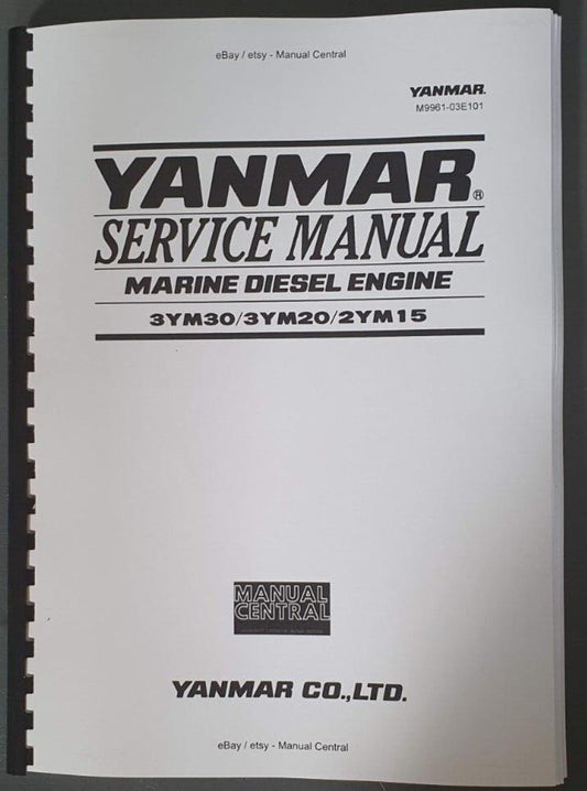 120GSM YANMAR 3YM30 3YM20 2YM15 MARINE DIESEL ENGINE SERVICE WORKSHOP MANUAL